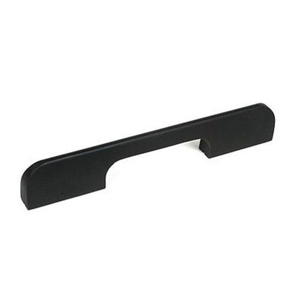 Contempo Living Contempo Living WCBT-6BLK 6 in. Solid Anodized Aluminum Cabinet Pull Handle; Matte Black Finish WCBT-6BLK